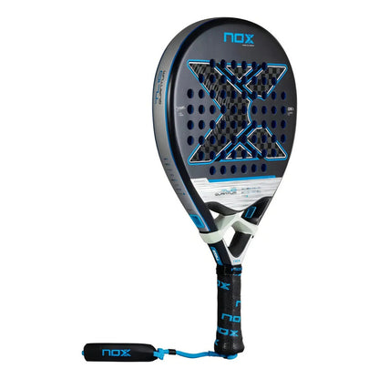 Paleta De Padel Nox Tl10 Quantum 12k 2025 - Tino Libaak Negra Con Azul