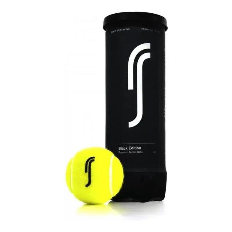 Pelota De Tenis Robin Söderling Black Edition Tube 03 Pelotas