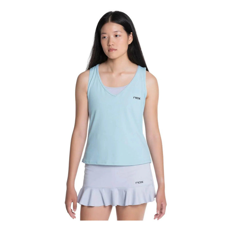 Polera Nox Pro Fit Tirantes Mujer Sky Blue