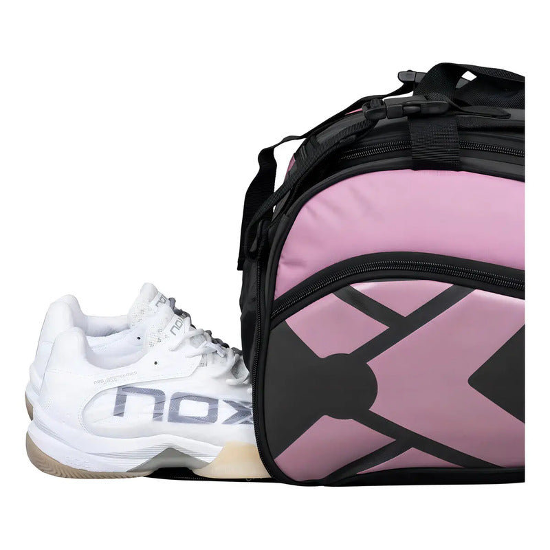 Paletero Mochila De Padel Nox Street Series Grey/pink 2024 Color Negro