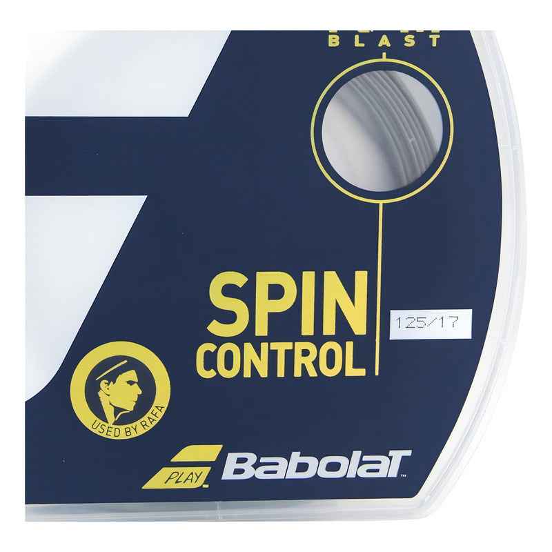 Cuerda Babolat Rpm Blast 17l 1.25mm Negra 12 Metros 1.25 Mm Prism Crush Black
