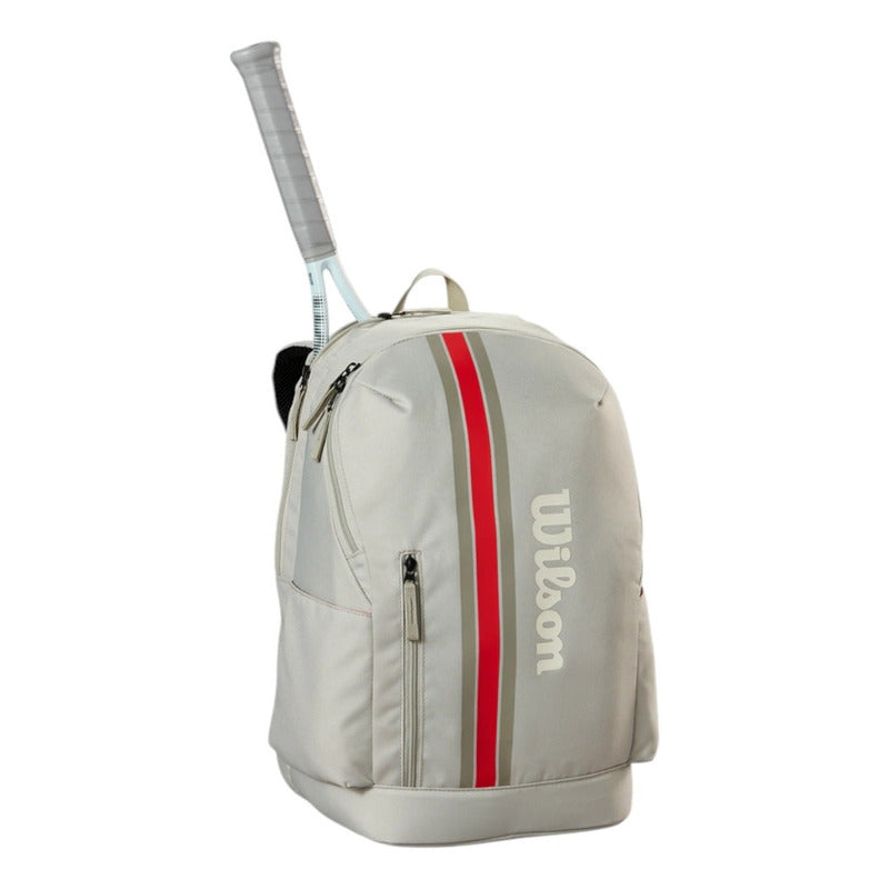 Backpack Wilson Team 2025 Gris Para 2 Raquetas