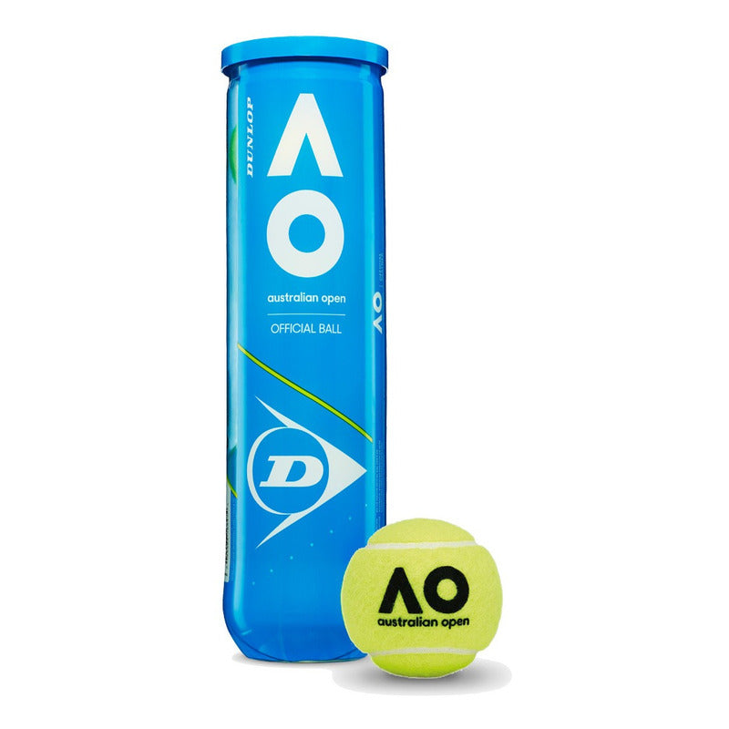 Pelotas De Tenis Dunlop Australian Open X 3 Unidades