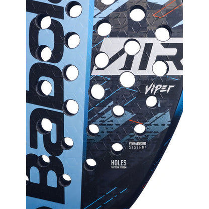 Pala Babolat Air Viper 2024 Negro-Azul - Rendimiento Superior y Estilo Moderno