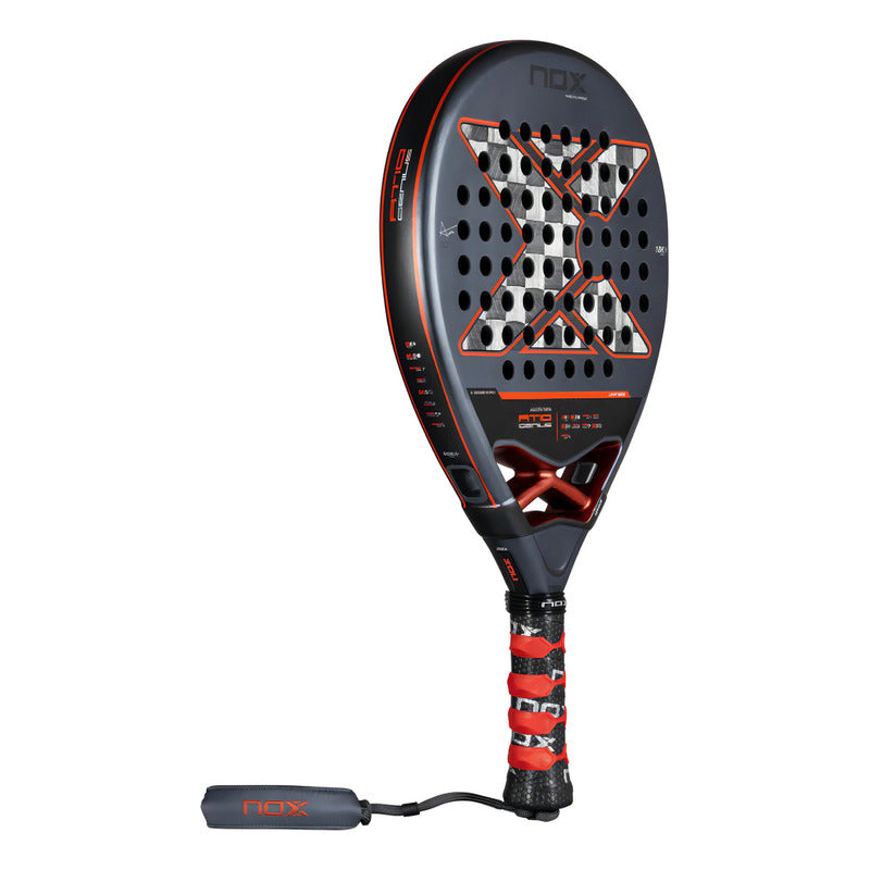 Pala De Pádel Nox At10 Genius 18k Agustín Tapia Color Gris Oscuro