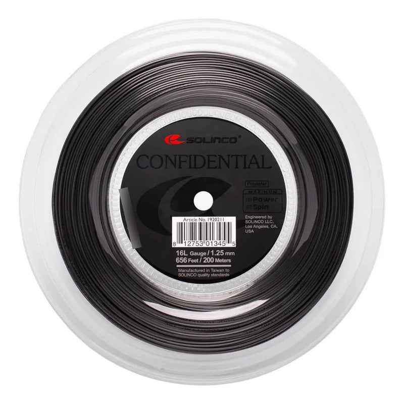 Rollo de Cuerdas Solinco Confidential 1.25 - 200 metros