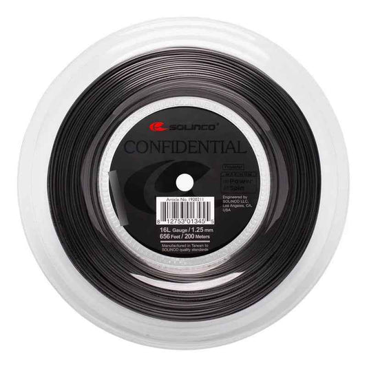 Rollo de Cuerdas Solinco Confidential 1.25 - 200 metros