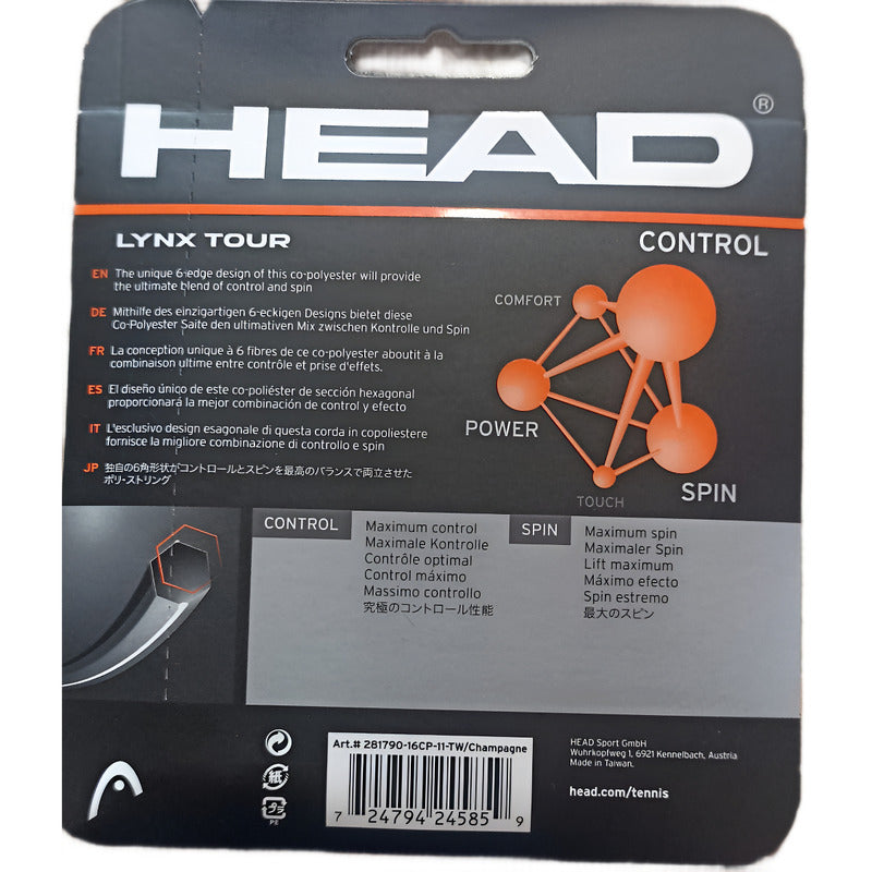 Cuerda Head Lynx Tour, 1.3 Mm, 12 Metros