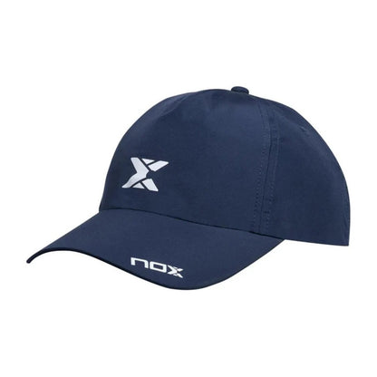 Gorro Nox Azul Logo Blanco Talla Unica - Tenis y Padel Cuarta