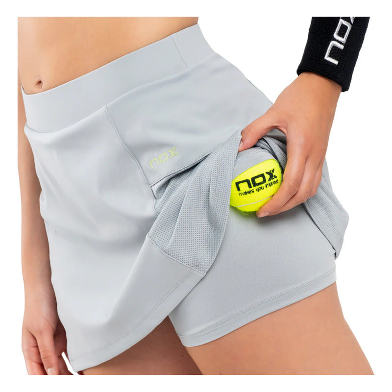 Falda Mujer Nox Pro Misty Grey