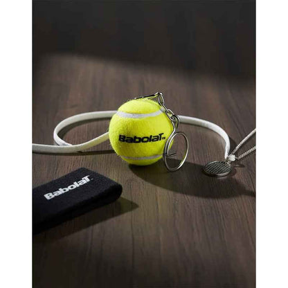 Llavero De Regalo Con Pelota De Tenis, Pelota De Fieltro, Color Amarillo