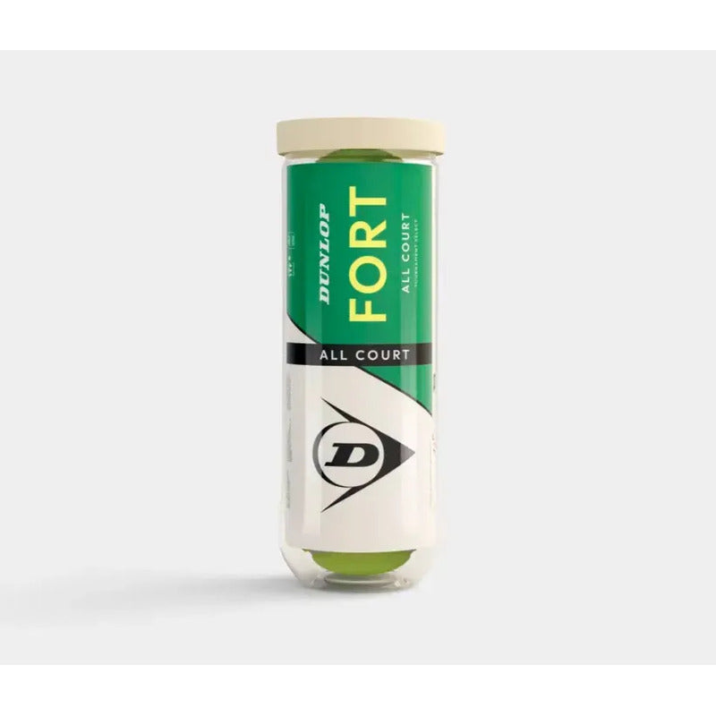 Tarro Pelotas Tenis Dunlop Fort X 3 Amarillo