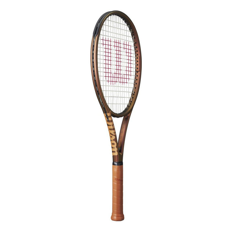 Raqueta De Tenis Profesional Wilson Pro Staff 97l V14, Color Bronce, Empuñadura, Tamaño 4 3/8 - Tenis y Padel Cuarta