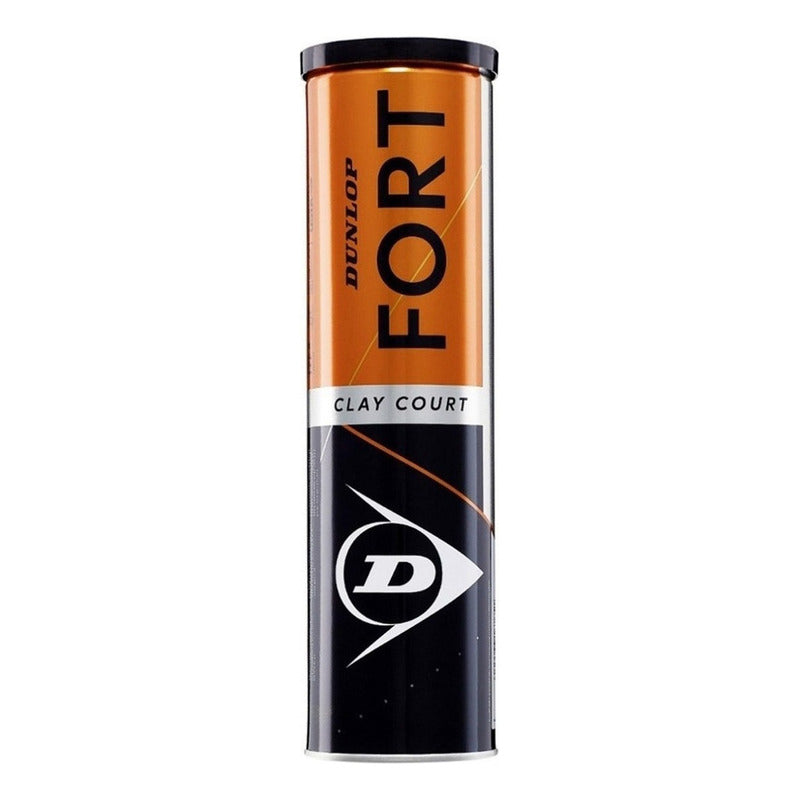 Tarro Pelotas Tenis Dunlop Fort Clay X4