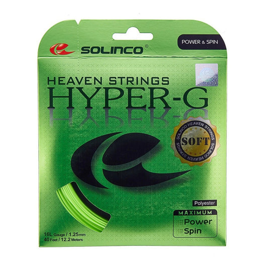 Set Individual De Cuerda Tenis Solinco Hyper G Soft 1.25 Mm
