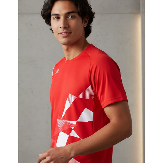 Polera Yonex Hombre 16744p Rojo Tango