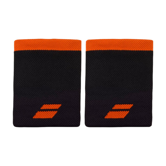 Muñequera Babolat Logo Jumbo Negra-roja