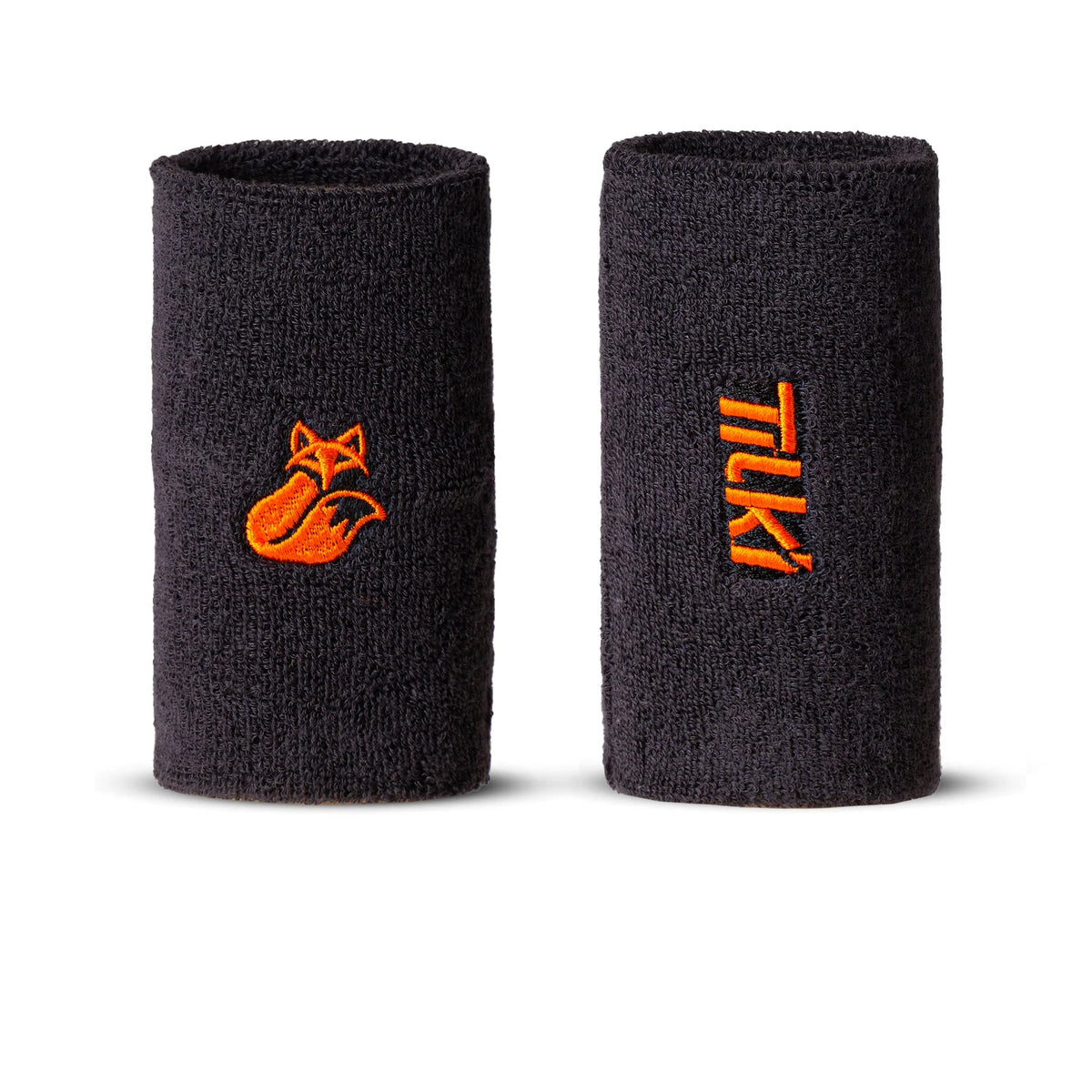 Muñequera Basic Larga Tilki - Negro-naranjo