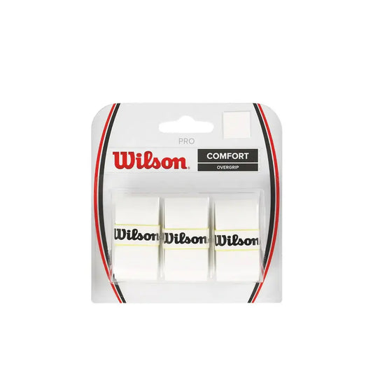 Pack x3 Overgrip Wilson Pro Comfort Blanco